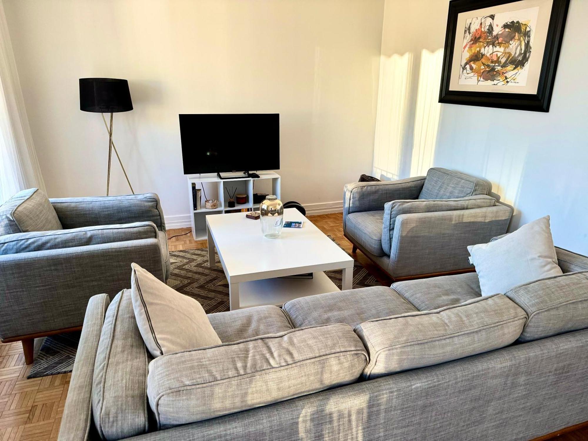 Bergson Top - Appart 80M2, 2 Grandes Chambres, Entierement Renovee Et Equipee, Lumineux, Wifi, Balcon, Calme, Vue Imprenable Сент-Этьен Экстерьер фото