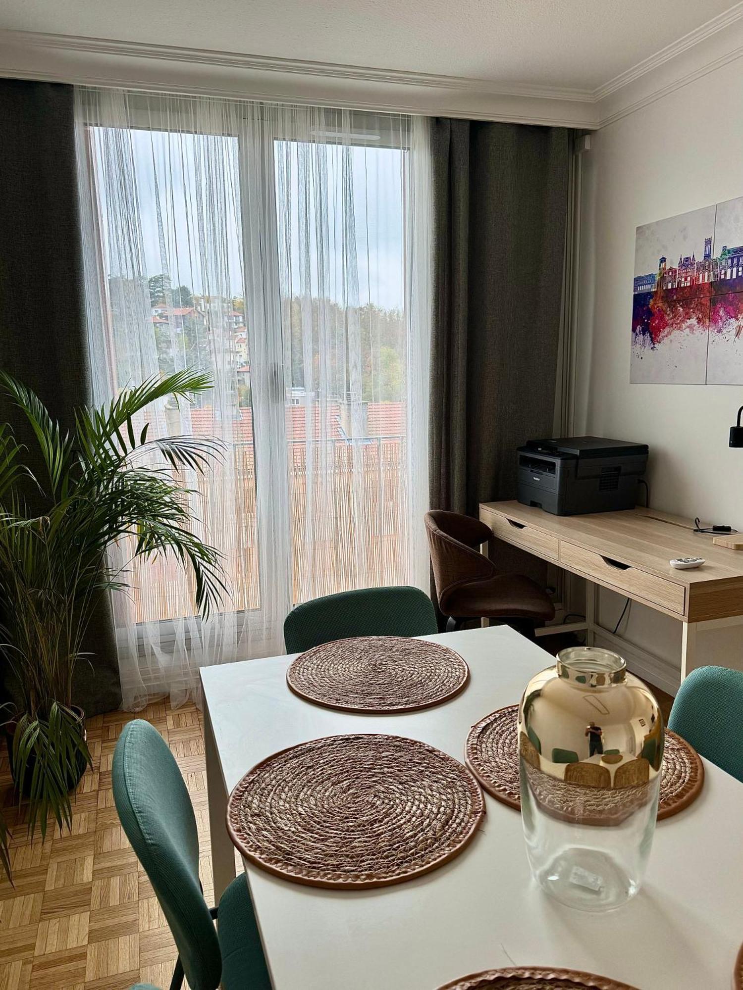 Bergson Top - Appart 80M2, 2 Grandes Chambres, Entierement Renovee Et Equipee, Lumineux, Wifi, Balcon, Calme, Vue Imprenable Сент-Этьен Экстерьер фото